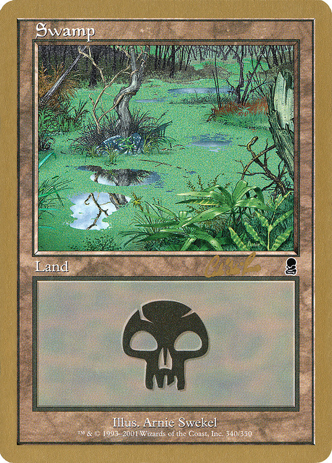 Swamp (cr340) (Carlos Romao) [World Championship Decks 2002] | Shuffle n Cut Hobbies & Games