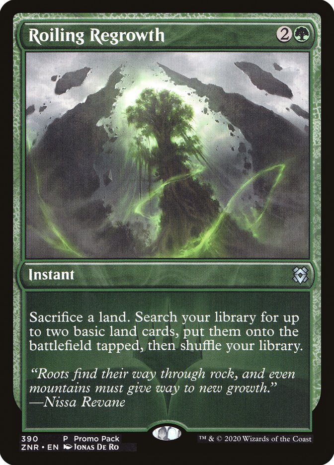 Roiling Regrowth (Promo Pack) [Zendikar Rising Promos] | Shuffle n Cut Hobbies & Games