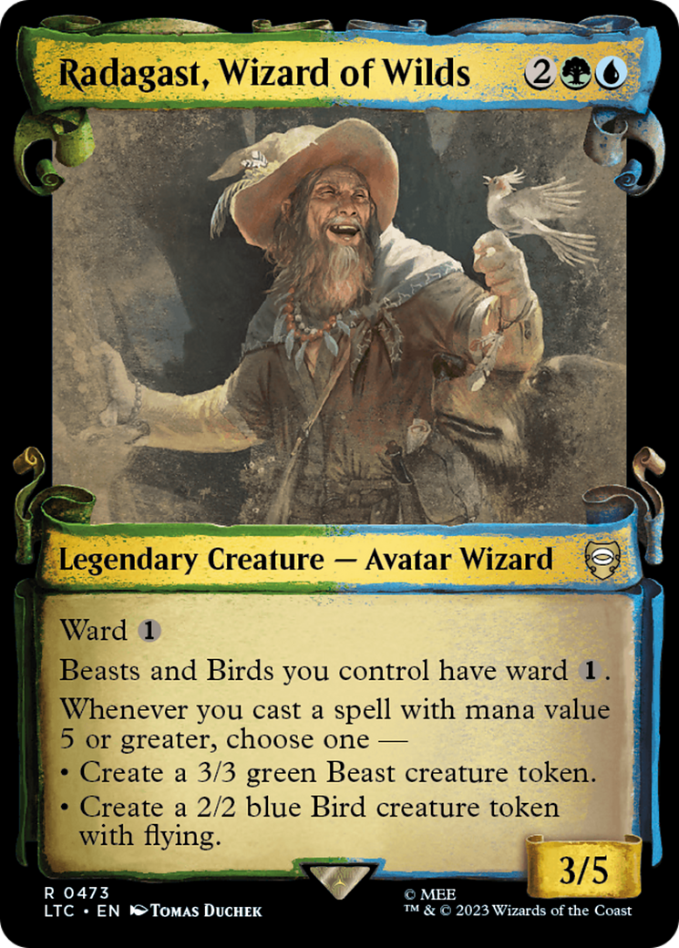 Radagast, Wizard of Wilds [The Lord of the Rings: Tales of Middle-Earth Commander Showcase Scrolls] | Shuffle n Cut Hobbies & Games