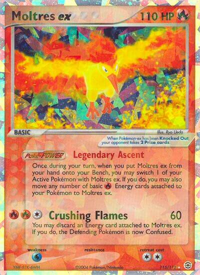 Moltres ex (115/112) [EX: FireRed & LeafGreen] | Shuffle n Cut Hobbies & Games