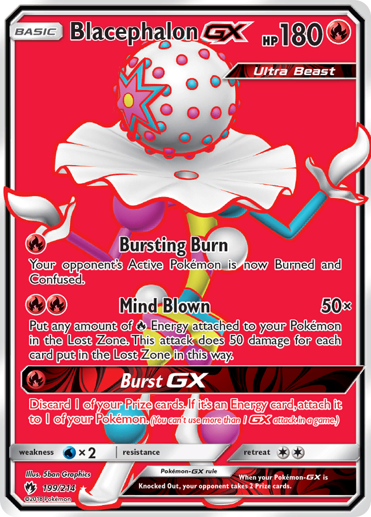 Blacephalon GX (199/214) [Sun & Moon: Lost Thunder] | Shuffle n Cut Hobbies & Games