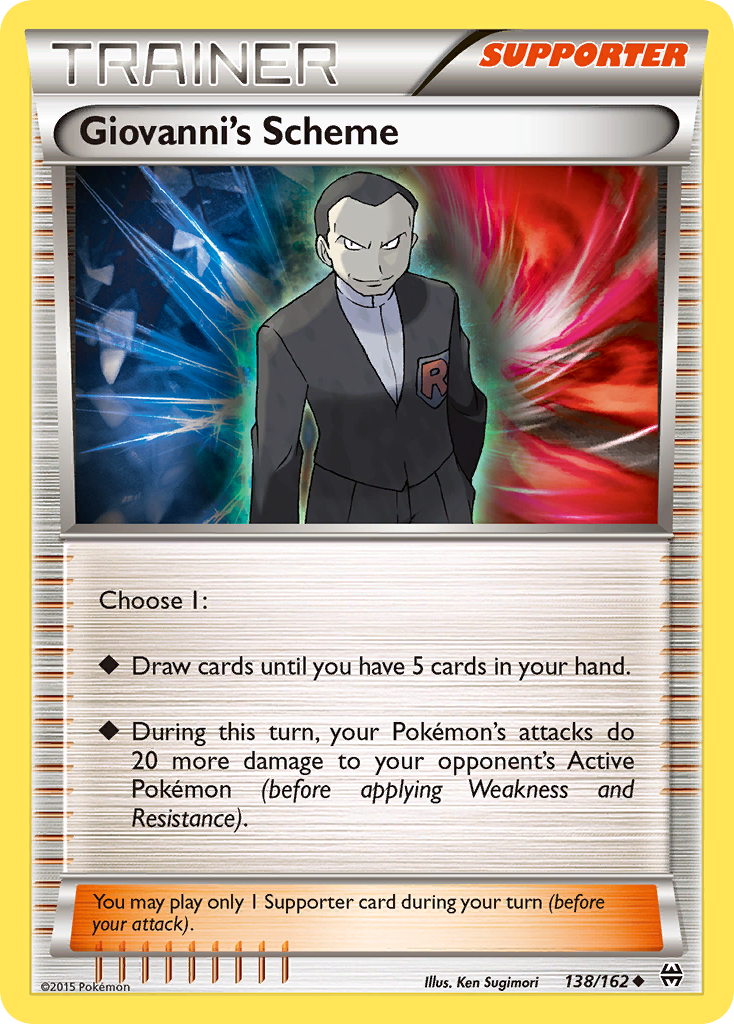 Giovanni's Scheme (138/162) [XY: BREAKthrough] | Shuffle n Cut Hobbies & Games