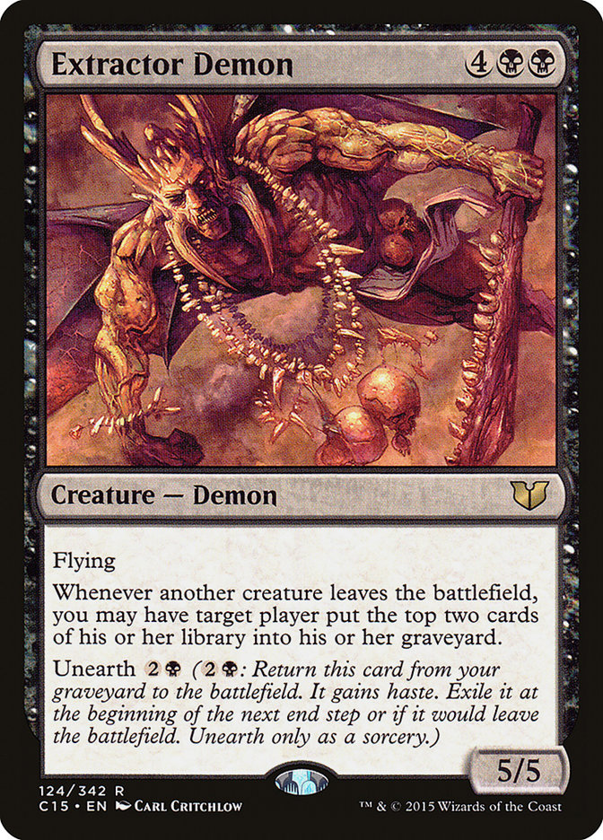 Extractor Demon [Commander 2015] | Shuffle n Cut Hobbies & Games