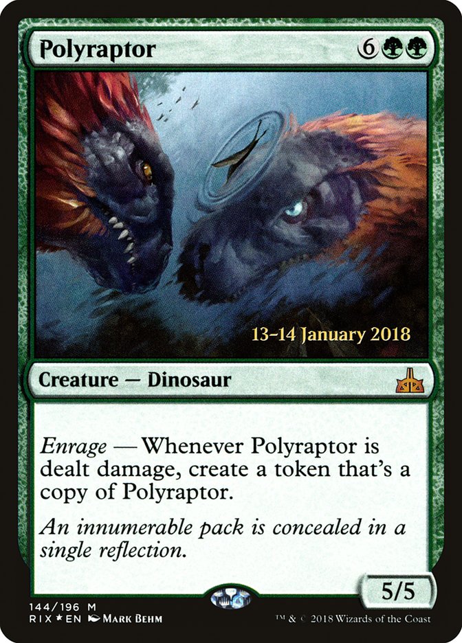 Polyraptor [Rivals of Ixalan Prerelease Promos] | Shuffle n Cut Hobbies & Games