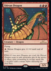 Shivan Dragon [30th Anniversary Edition] | Shuffle n Cut Hobbies & Games