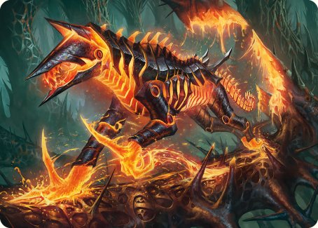 Kuldotha Cackler Art Card [Phyrexia: All Will Be One Art Series] | Shuffle n Cut Hobbies & Games