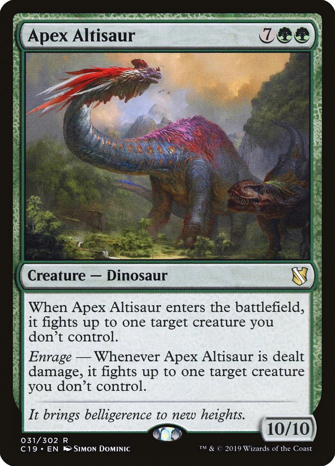 Apex Altisaur [Commander 2019] | Shuffle n Cut Hobbies & Games