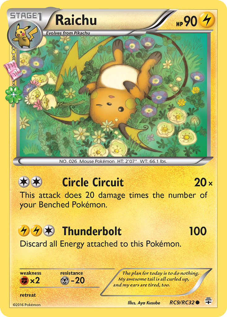 Raichu (RC9/RC32) [XY: Generations] | Shuffle n Cut Hobbies & Games