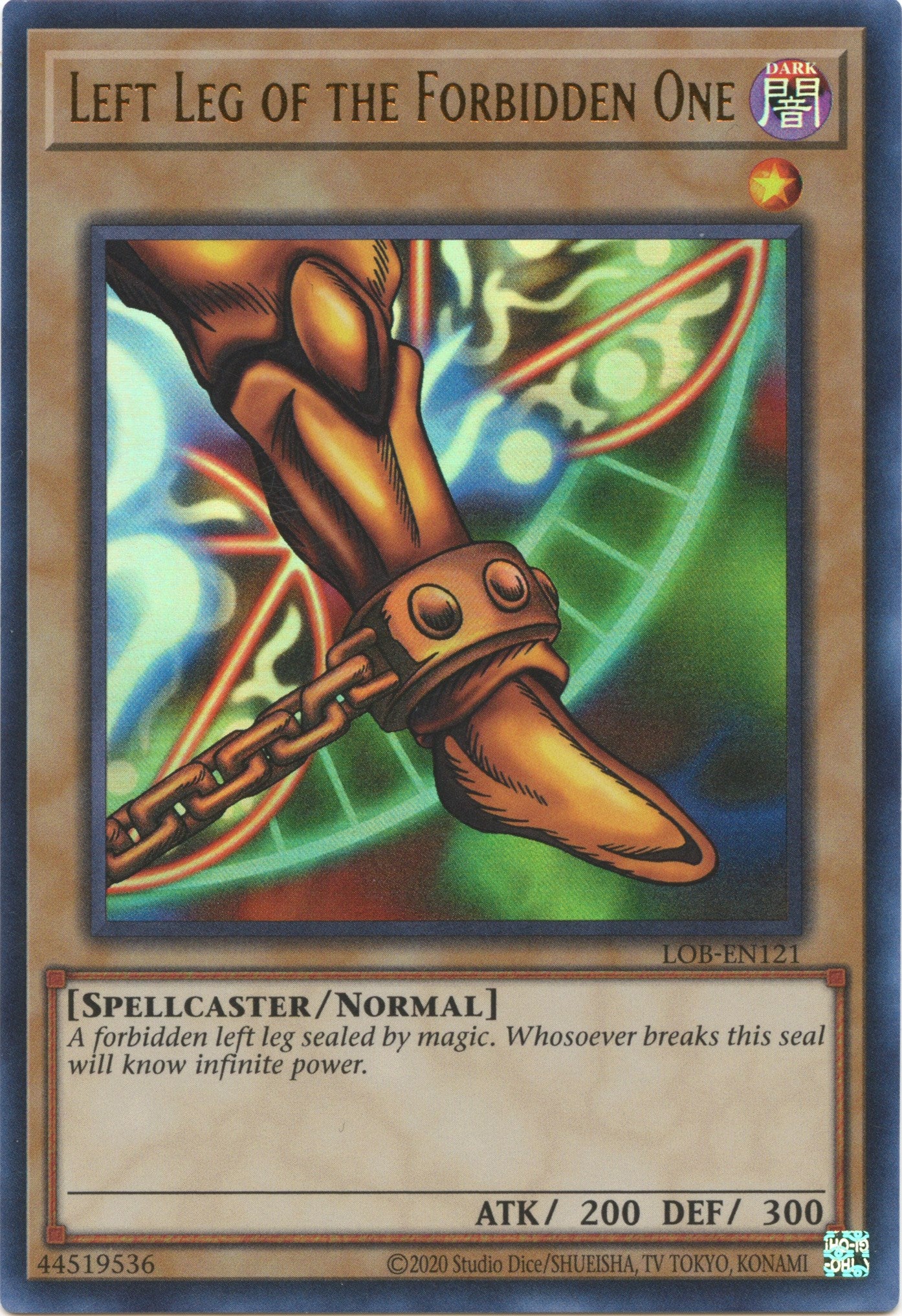 Left Leg of the Forbidden One (25th Anniversary) [LOB-EN121] Ultra Rare | Shuffle n Cut Hobbies & Games