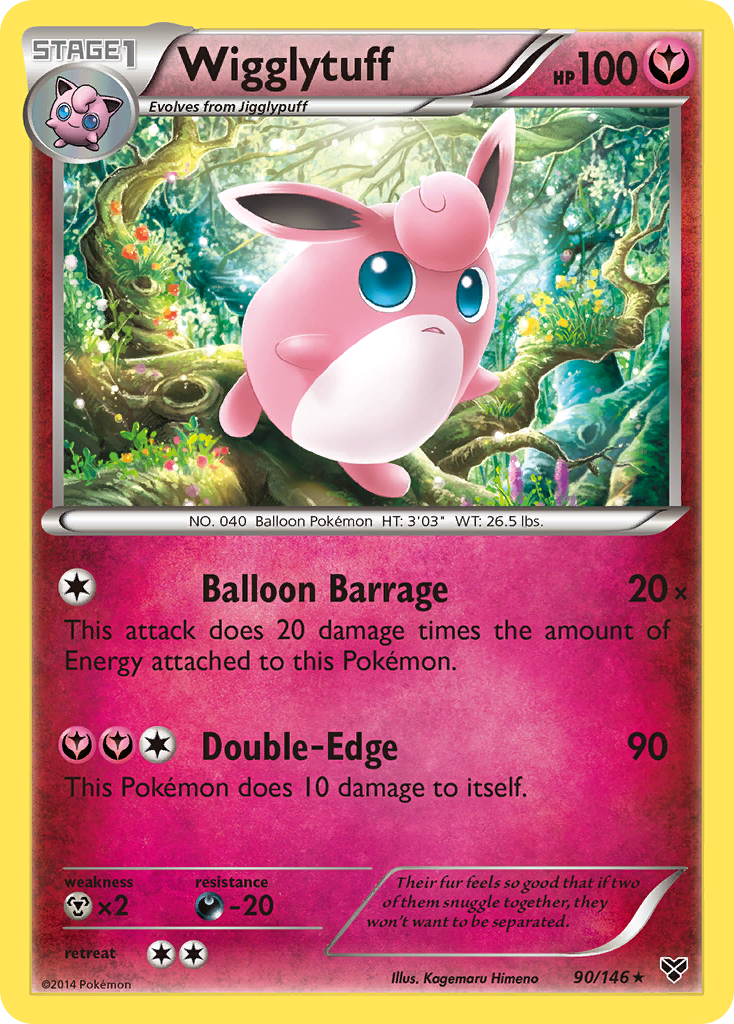 Wigglytuff (90/146) [XY: Base Set] | Shuffle n Cut Hobbies & Games