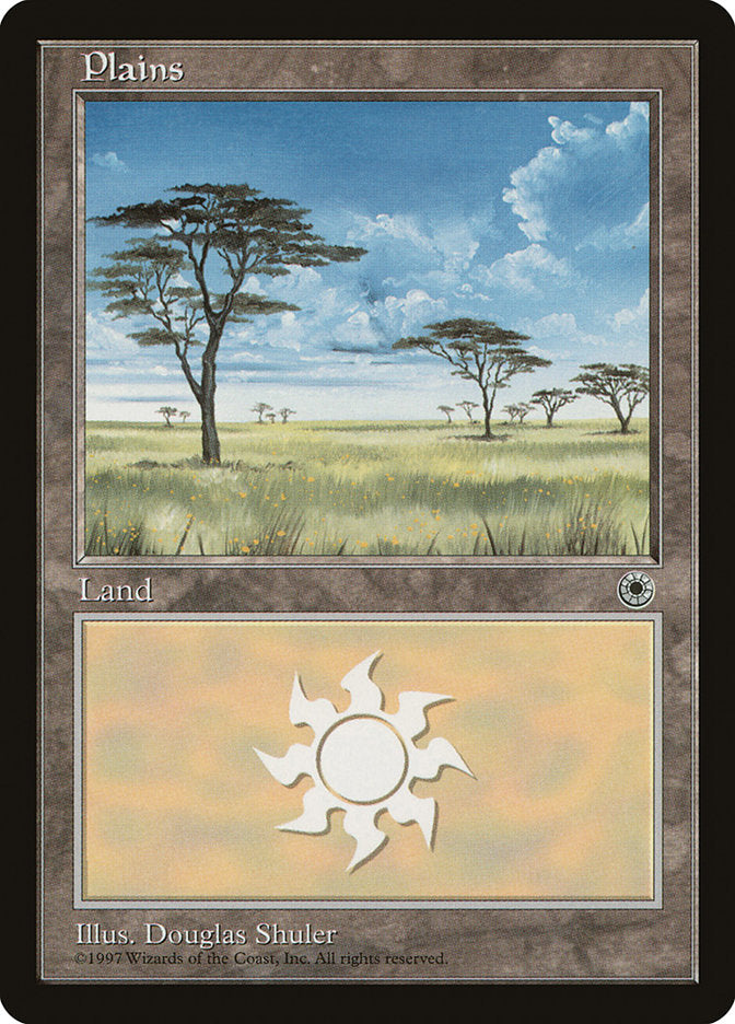 Plains (Yellow Flowers in Grass / No Clouds at Top Center) [Portal] | Shuffle n Cut Hobbies & Games