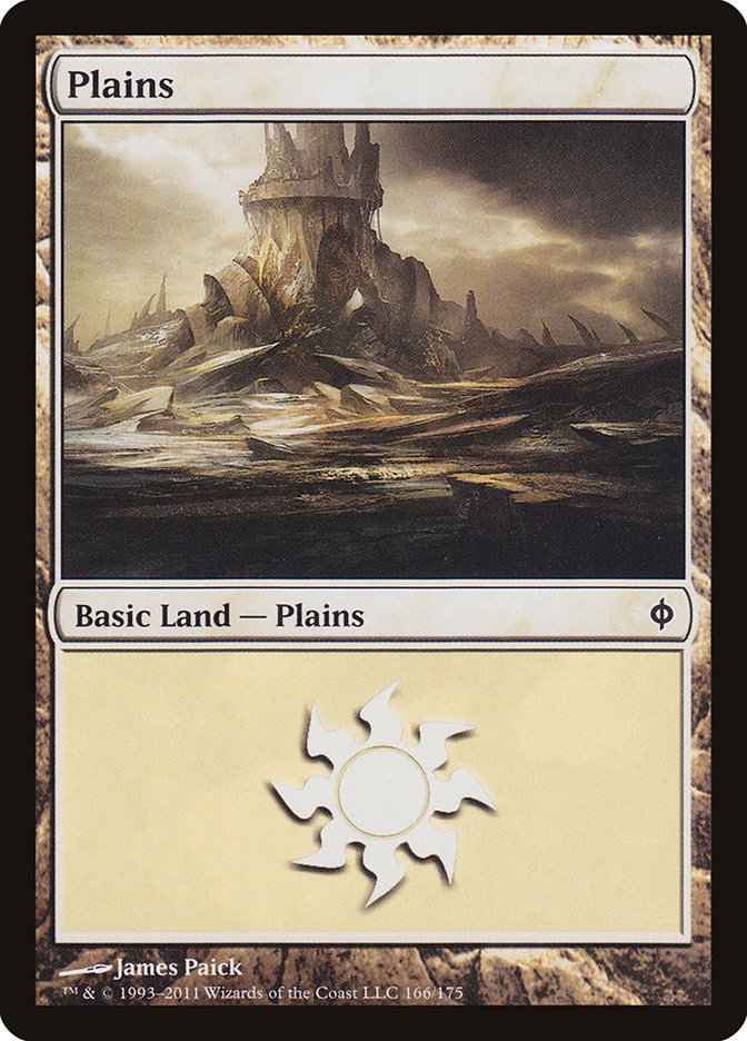 Plains (166) [New Phyrexia] | Shuffle n Cut Hobbies & Games