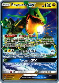 Rayquaza GX (109/168) (Dragones y Sombras - Pedro Eugenio Torres) [World Championships 2018] | Shuffle n Cut Hobbies & Games