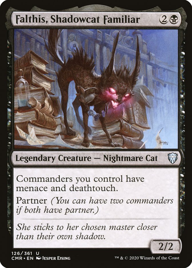 Falthis, Shadowcat Familiar [Commander Legends] | Shuffle n Cut Hobbies & Games