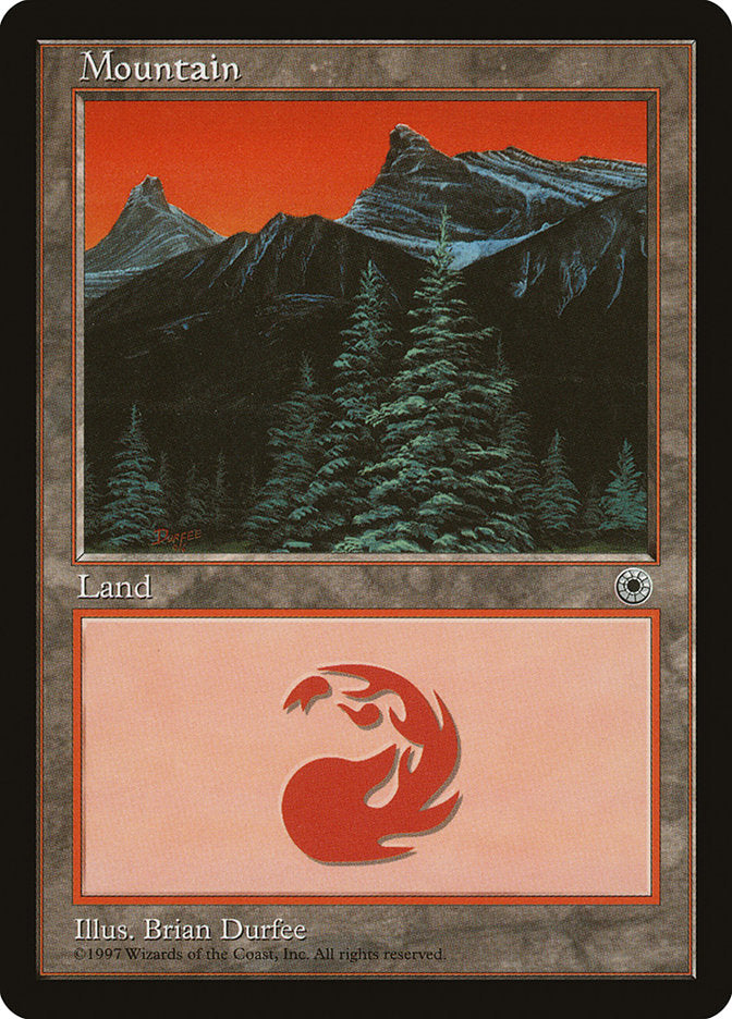 Mountain (9/6 Signature / Tallest Peak Center) [Portal] | Shuffle n Cut Hobbies & Games