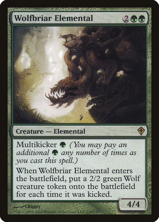 Wolfbriar Elemental [Worldwake] | Shuffle n Cut Hobbies & Games