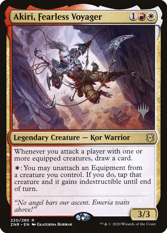 Akiri, Fearless Voyager (Promo Pack) [Zendikar Rising Promos] | Shuffle n Cut Hobbies & Games