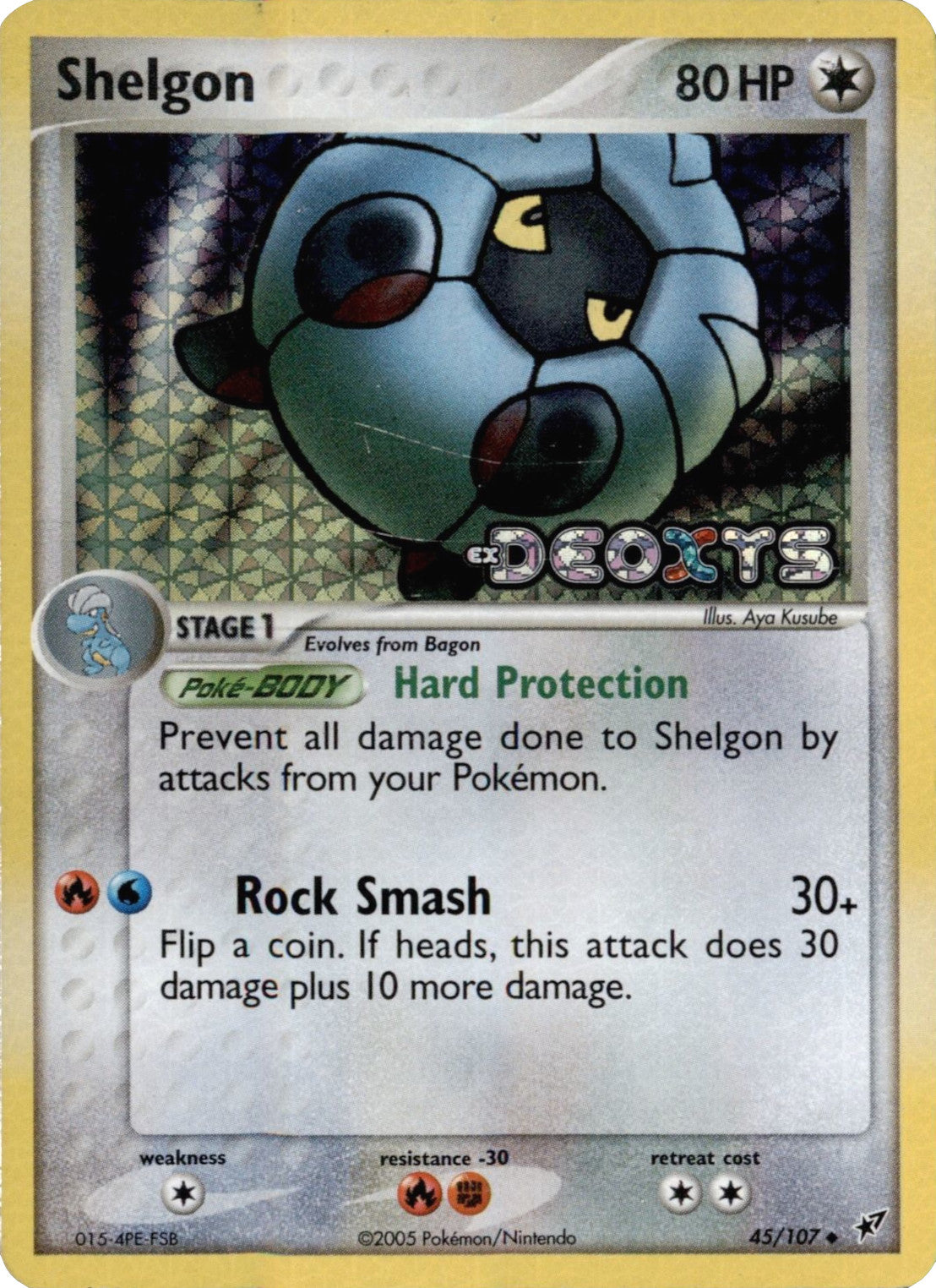 Shelgon (45/107) (Stamped) [EX: Deoxys] | Shuffle n Cut Hobbies & Games