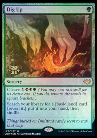 Dig Up [Innistrad: Crimson Vow Prerelease Promos] | Shuffle n Cut Hobbies & Games