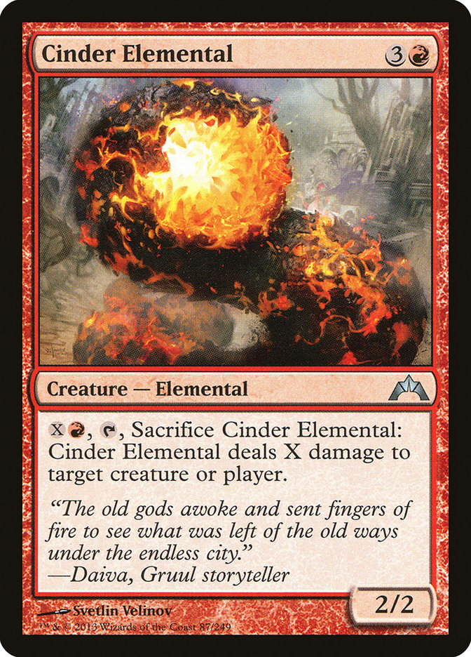 Cinder Elemental [Gatecrash] | Shuffle n Cut Hobbies & Games