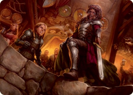 Veteran Dungeoneer Art Card [Dungeons & Dragons: Adventures in the Forgotten Realms Art Series] | Shuffle n Cut Hobbies & Games