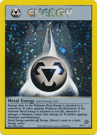 Metal Energy (19/111) [Neo Genesis Unlimited] | Shuffle n Cut Hobbies & Games