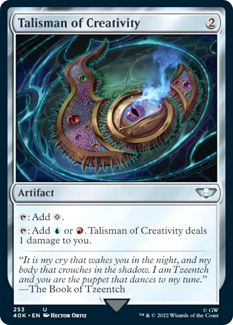 Talisman of Creativity (Surge Foil) [Warhammer 40,000] | Shuffle n Cut Hobbies & Games