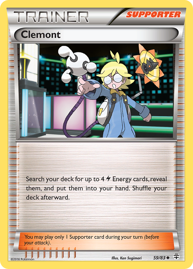 Clemont (59/83) [XY: Generations] | Shuffle n Cut Hobbies & Games