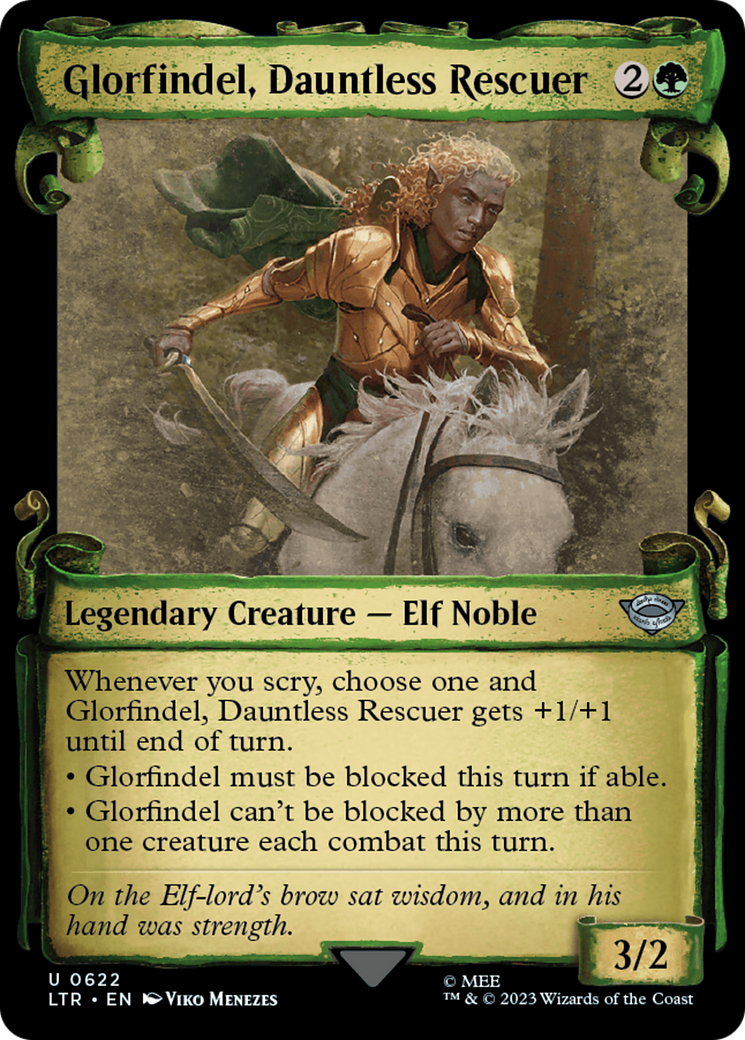 Glorfindel, Dauntless Rescuer [The Lord of the Rings: Tales of Middle-Earth Showcase Scrolls] | Shuffle n Cut Hobbies & Games