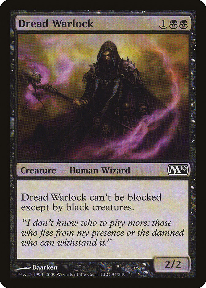 Dread Warlock [Magic 2010] | Shuffle n Cut Hobbies & Games