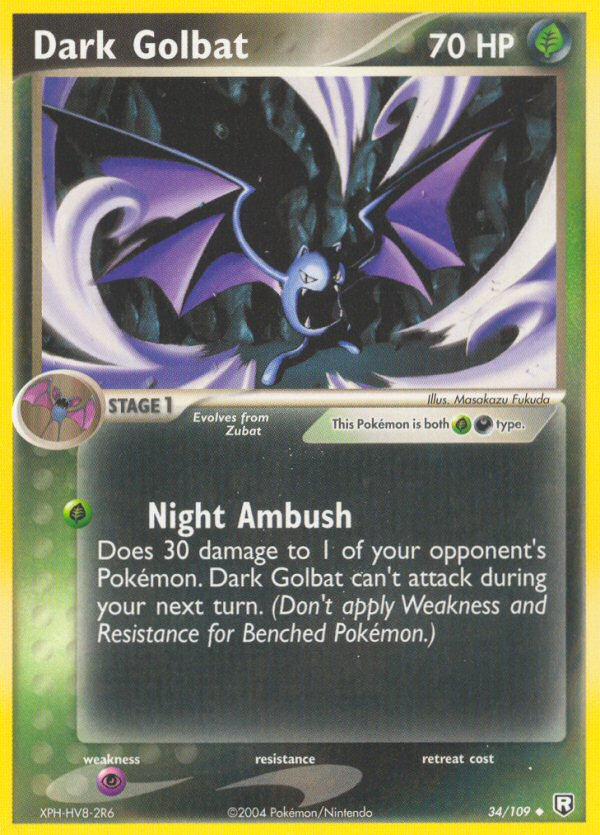 Dark Golbat (34/109) [EX: Team Rocket Returns] | Shuffle n Cut Hobbies & Games