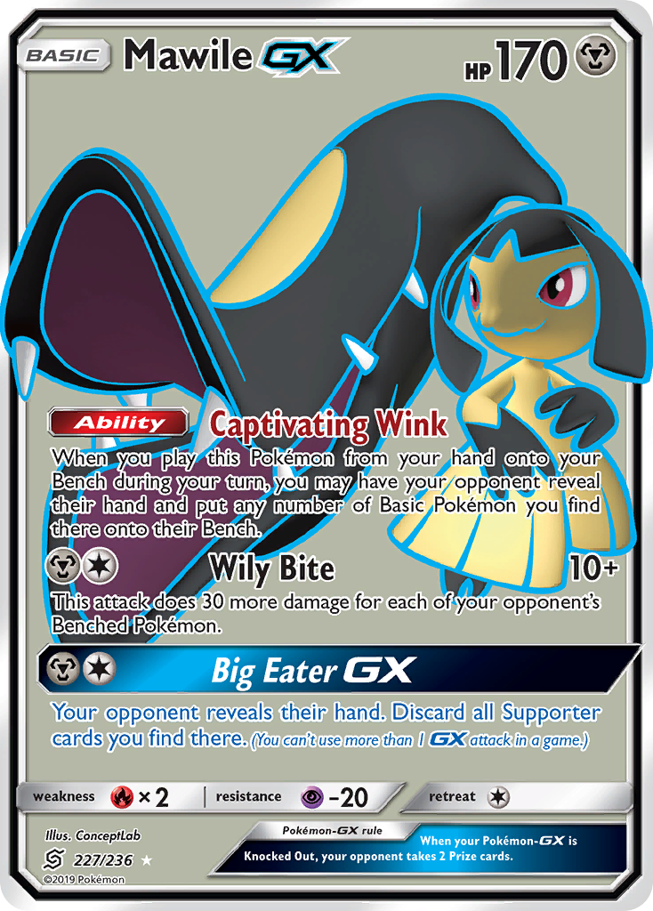 Mawile GX (227/236) [Sun & Moon: Unified Minds] | Shuffle n Cut Hobbies & Games