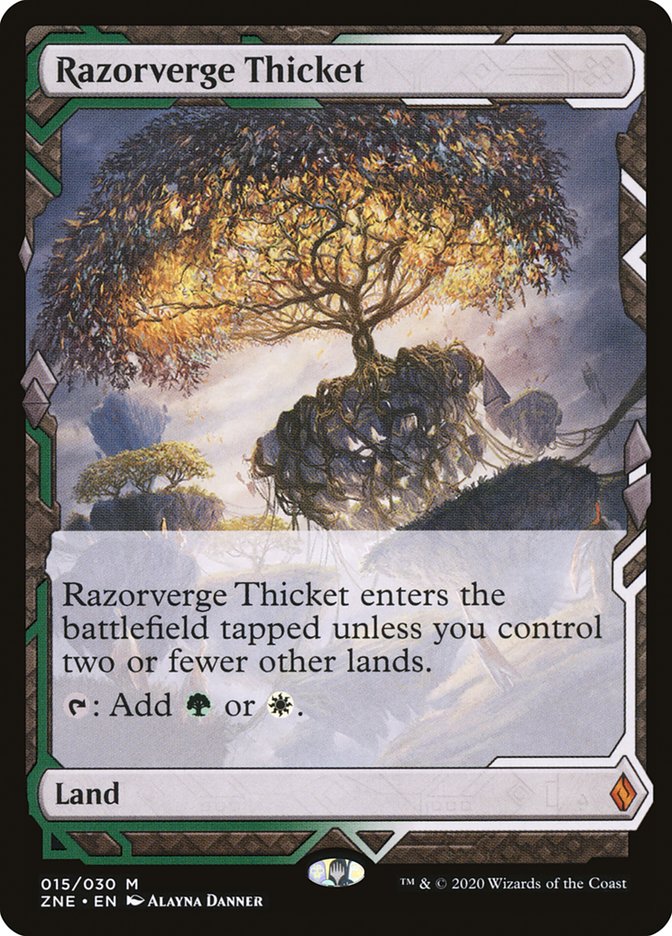 Razorverge Thicket (Expeditions) [Zendikar Rising Expeditions] | Shuffle n Cut Hobbies & Games