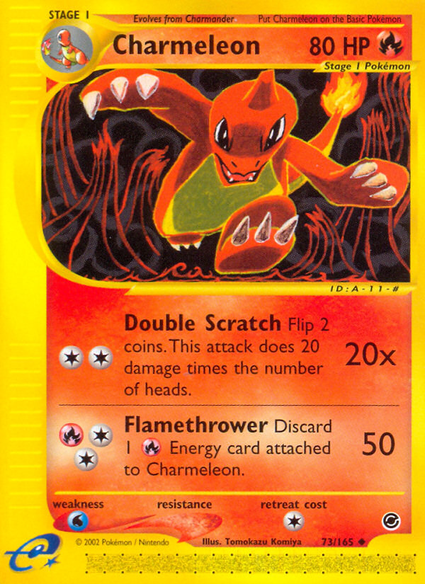 Charmeleon (73/165) [Expedition: Base Set] | Shuffle n Cut Hobbies & Games