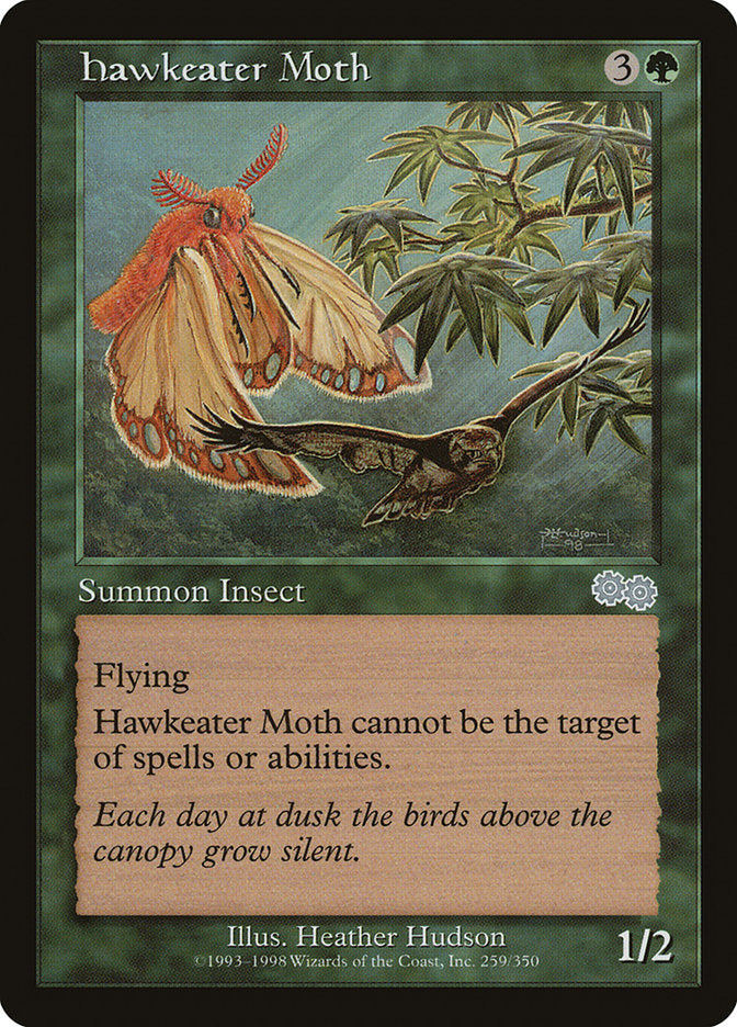 Hawkeater Moth [Urza's Saga] | Shuffle n Cut Hobbies & Games