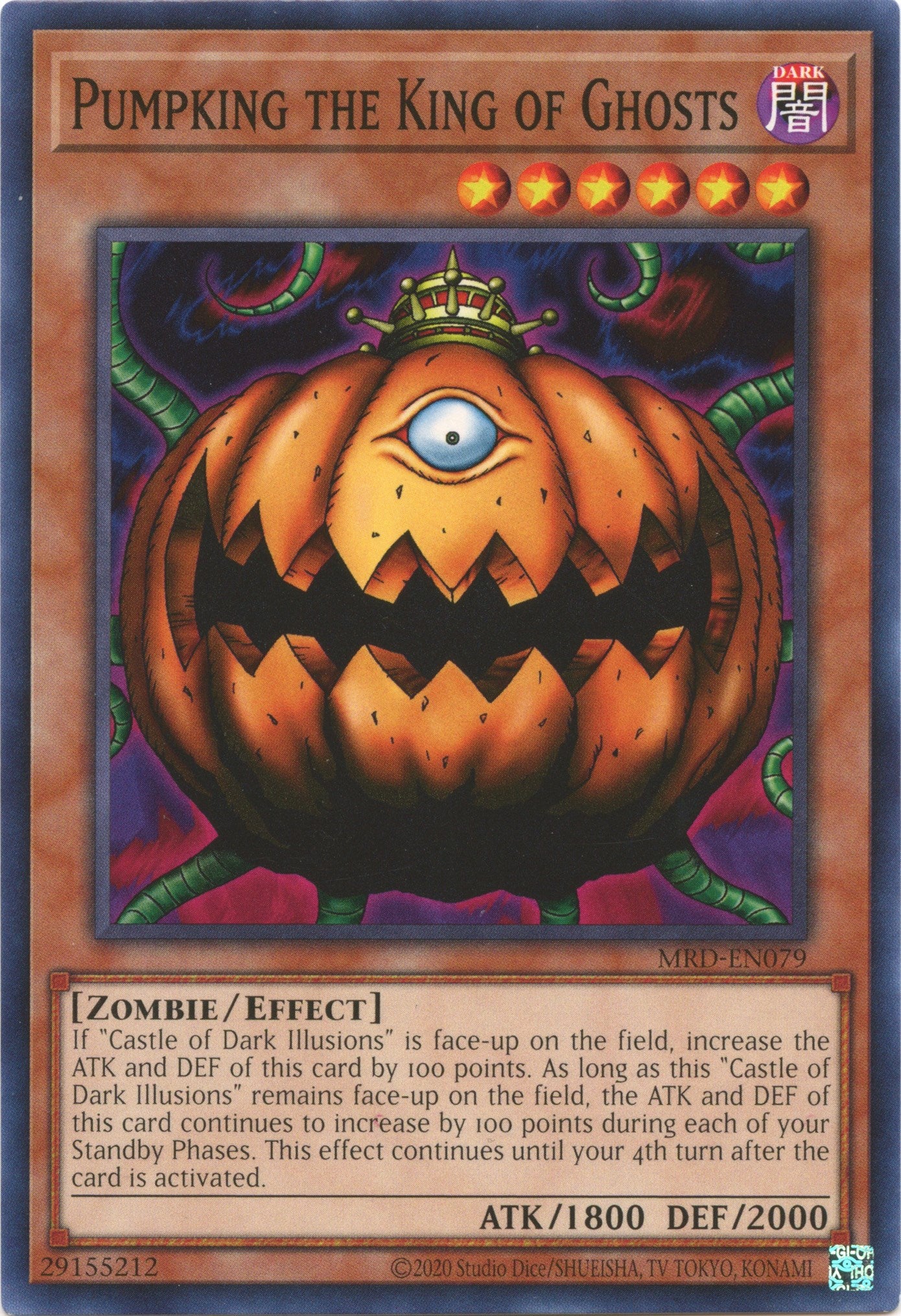 Pumpking the King of Ghosts (25th Anniversary) [MRD-EN079] Common | Shuffle n Cut Hobbies & Games