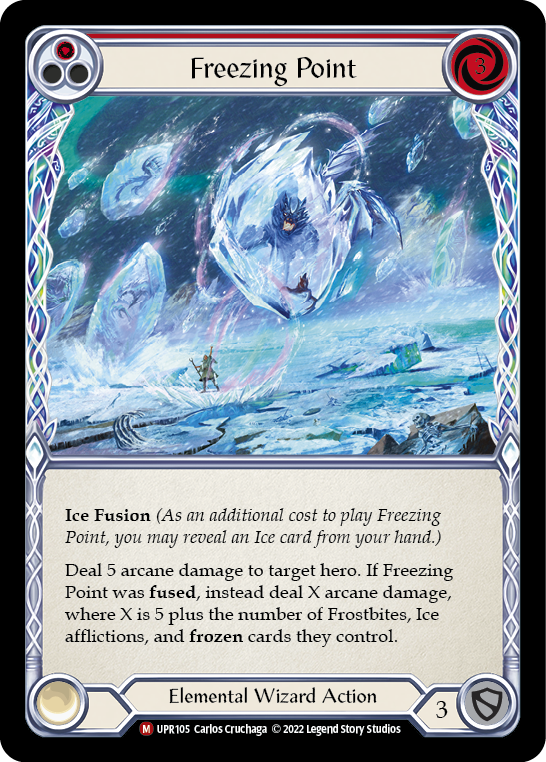 Freezing Point [UPR105] (Uprising)  Rainbow Foil | Shuffle n Cut Hobbies & Games