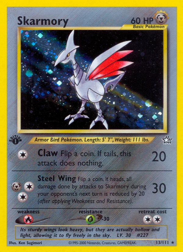 Skarmory (13/111) [Neo Genesis 1st Edition] | Shuffle n Cut Hobbies & Games