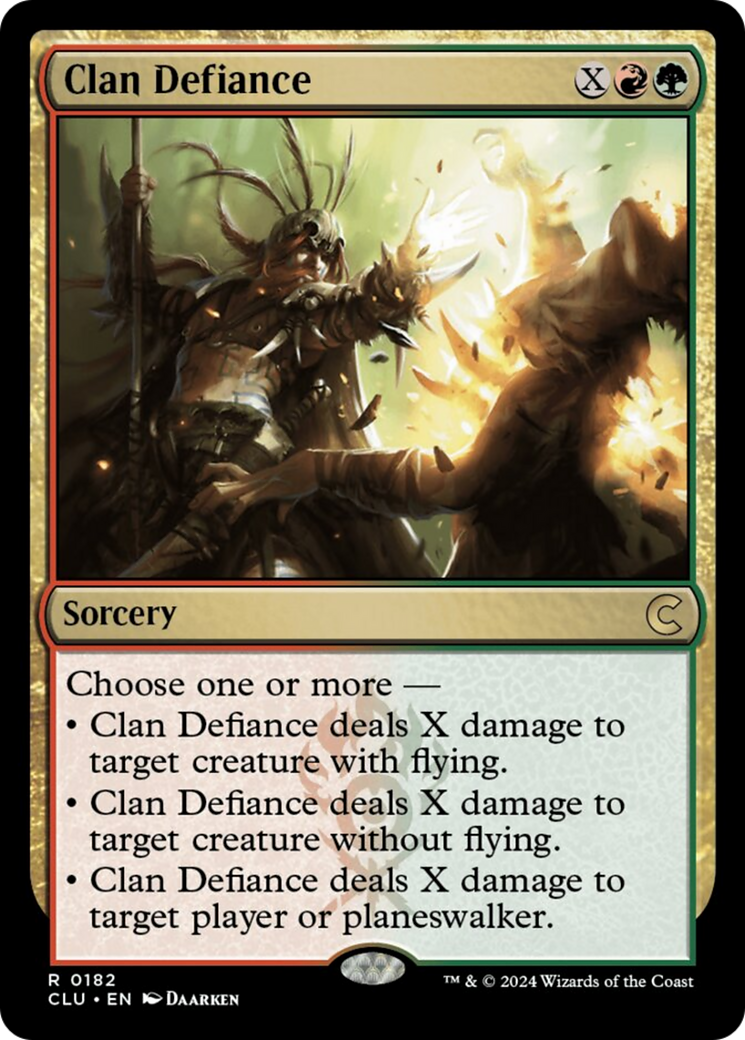 Clan Defiance [Ravnica: Clue Edition] | Shuffle n Cut Hobbies & Games