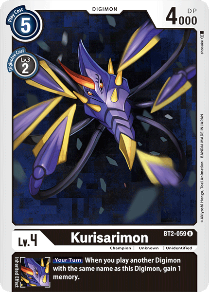 Kurisarimon [BT2-059] [Release Special Booster Ver.1.0] | Shuffle n Cut Hobbies & Games