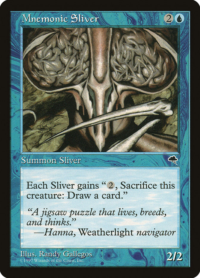 Mnemonic Sliver [Tempest] | Shuffle n Cut Hobbies & Games