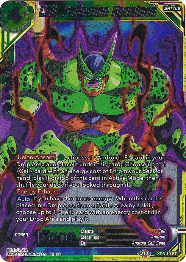 Cell, Perfection Reclaimed (XD3-10) [Ultimate Deck 2022] | Shuffle n Cut Hobbies & Games