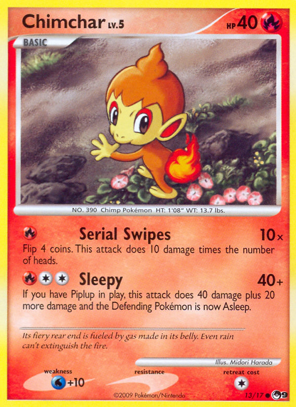 Chimchar (13/17) [POP Series 9] | Shuffle n Cut Hobbies & Games