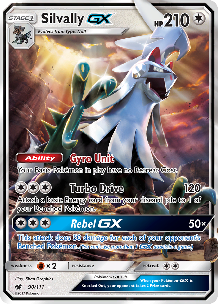 Silvally GX (90/111) [Sun & Moon: Crimson Invasion] | Shuffle n Cut Hobbies & Games