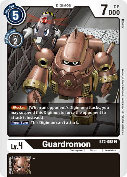 Guardromon [BT2-058] [Release Special Booster Ver.1.0] | Shuffle n Cut Hobbies & Games