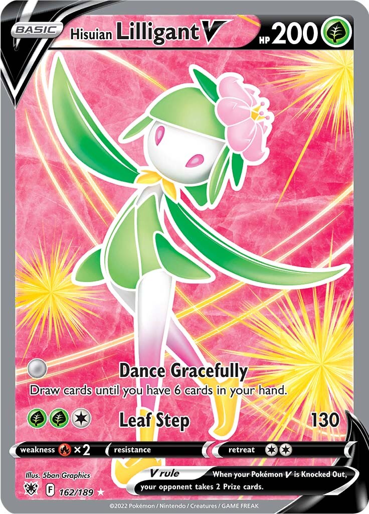 Hisuian Lilligant V (162/189) [Sword & Shield: Astral Radiance] | Shuffle n Cut Hobbies & Games