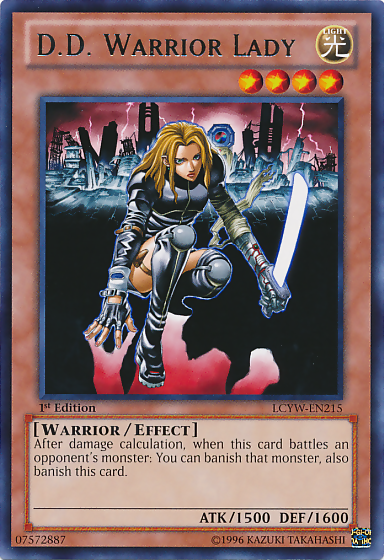 D.D. Warrior Lady [LCYW-EN215] Rare | Shuffle n Cut Hobbies & Games