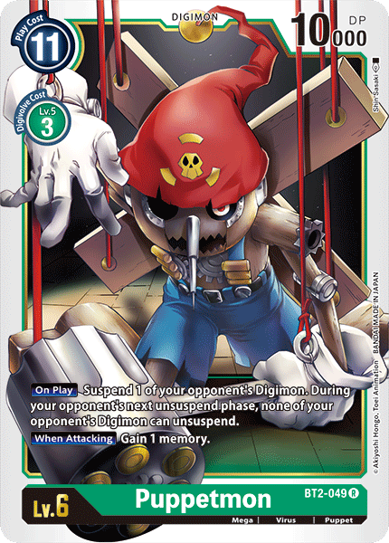 Puppetmon [BT2-049] [Release Special Booster Ver.1.0] | Shuffle n Cut Hobbies & Games