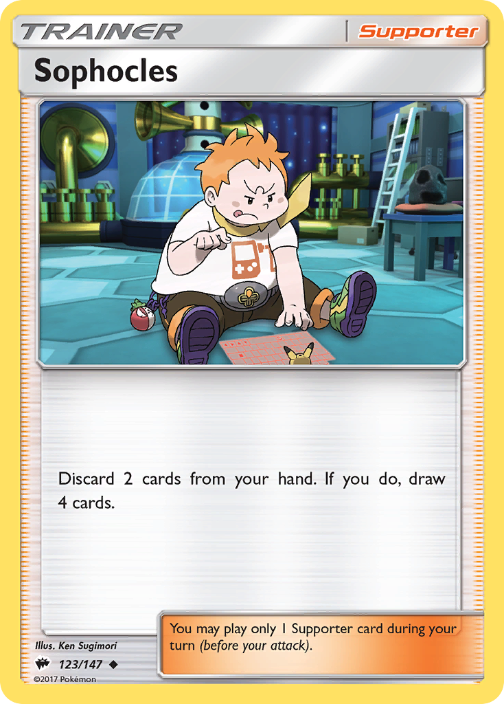 Sophocles (123/147) [Sun & Moon: Burning Shadows] | Shuffle n Cut Hobbies & Games