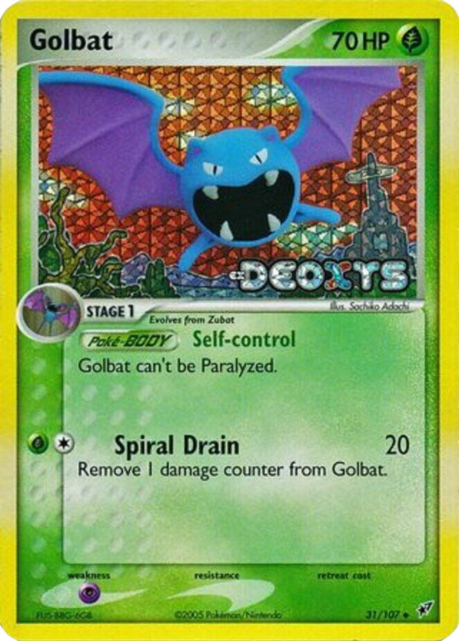 Golbat (31/107) (Stamped) [EX: Deoxys] | Shuffle n Cut Hobbies & Games